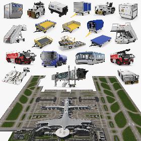 Pickup Truck Generic Simple Interior 3D model